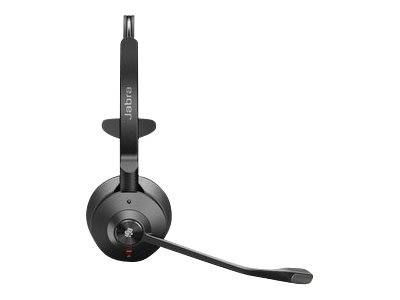 Jabra Engage 55 Telefon On Ear Headset DECT Mono Schwarz Lautstärkeregelung, Mikrofon-Stummschaltung, Mono
