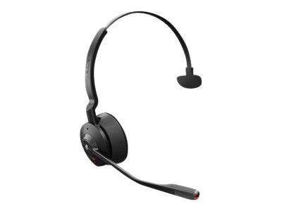 Jabra Engage 55 Telefon On Ear Headset DECT Mono Schwarz Lautstärkeregelung, Mikrofon-Stummschaltung, Mono