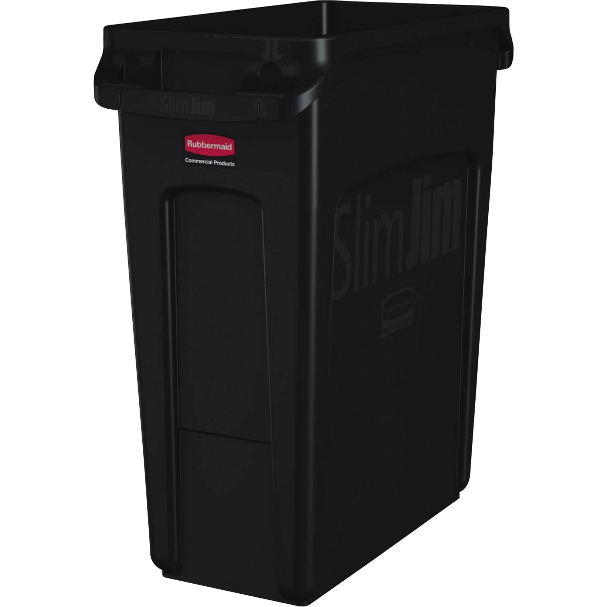 Rubbermaid 0086876227840 Wertstoffbehälter 60 l (B x H x T) 279 x 635 x 558 mm Schwarz 1 St.