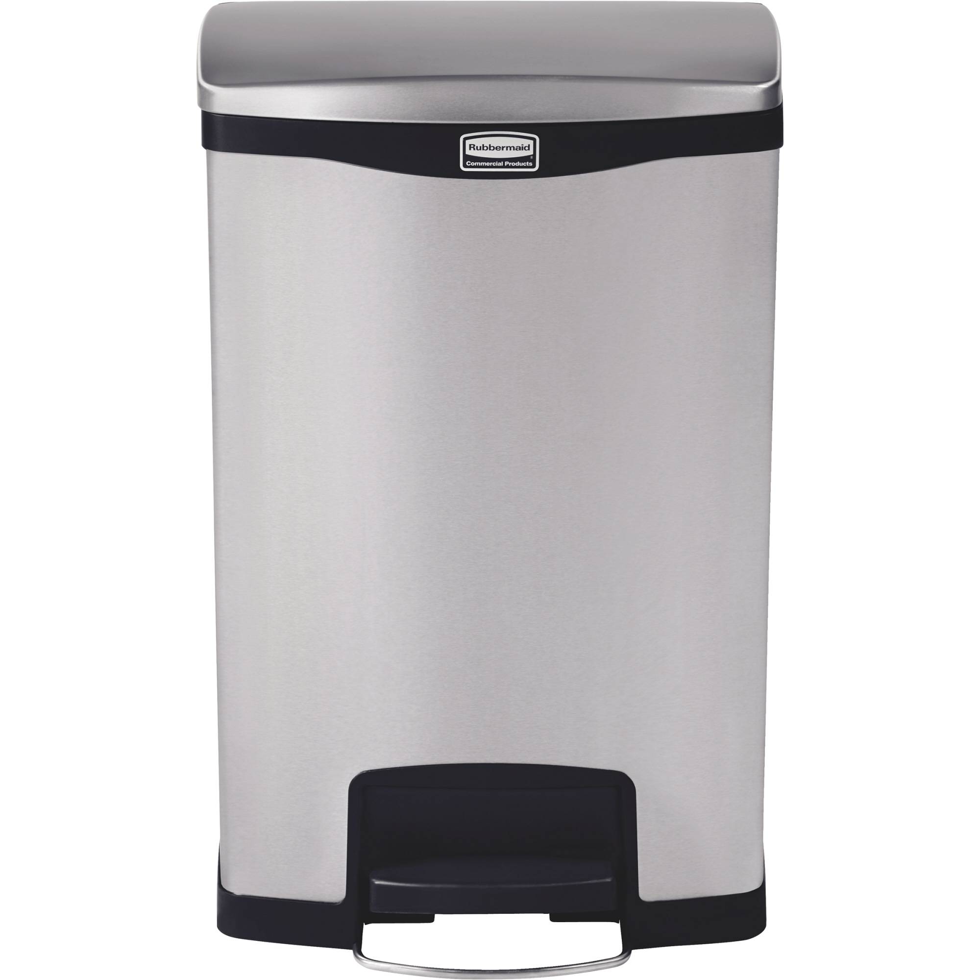 Rubbermaid Tretabfalleimer Slim Jim 1901992 Metall 50l
