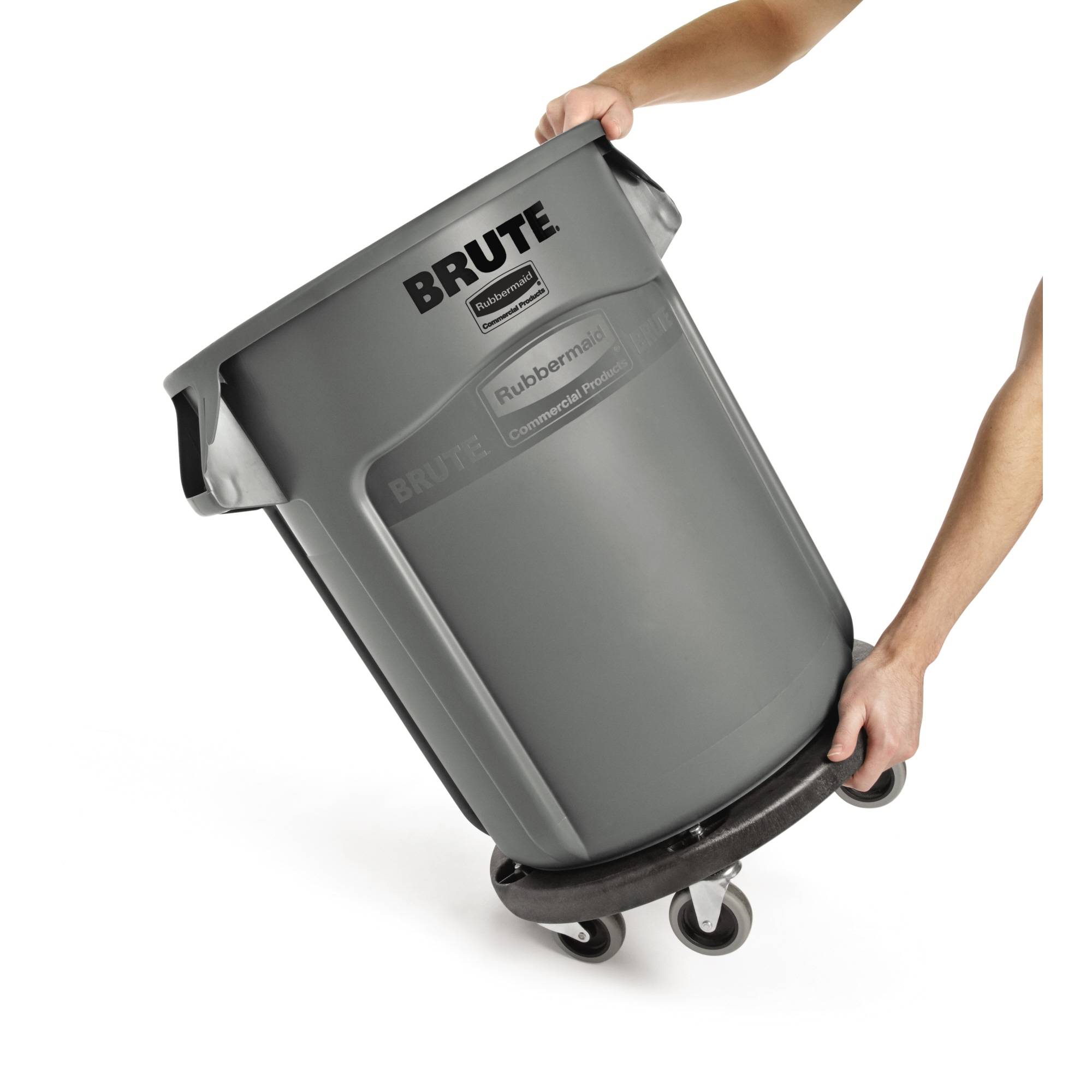 Rubbermaid 0086876014679 Wertstoffbehälter 121l (Ø x H) 560mm x 690mm Grau 1St.