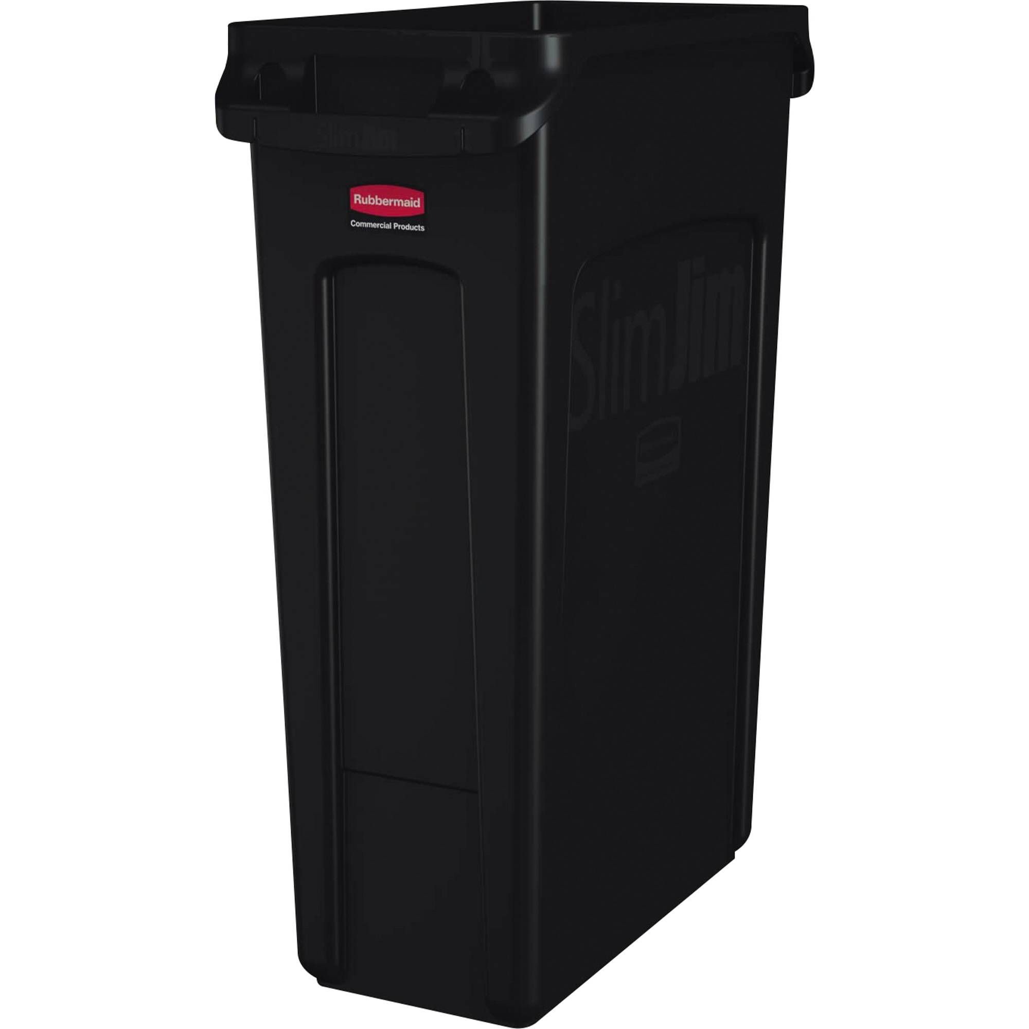 Rubbermaid Abfallbehälter Slim Jim FG354060BLA 87l schwarz