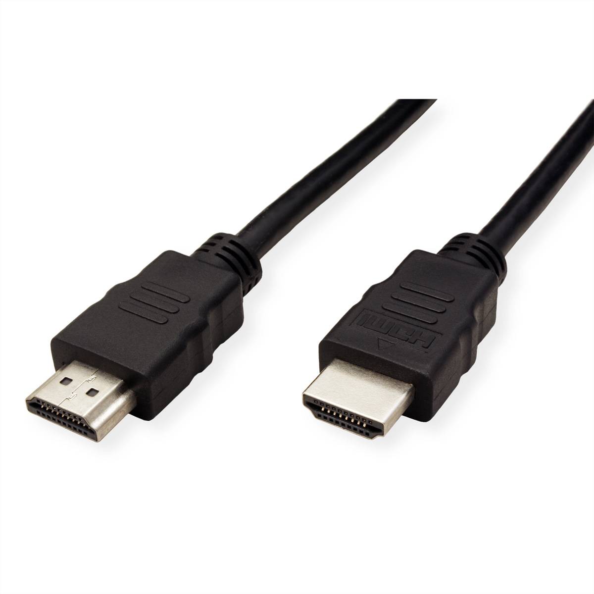 ROLINE GREEN HDMI High Speed Kabel mit Ethernet, TPE, schwarz, 1 m