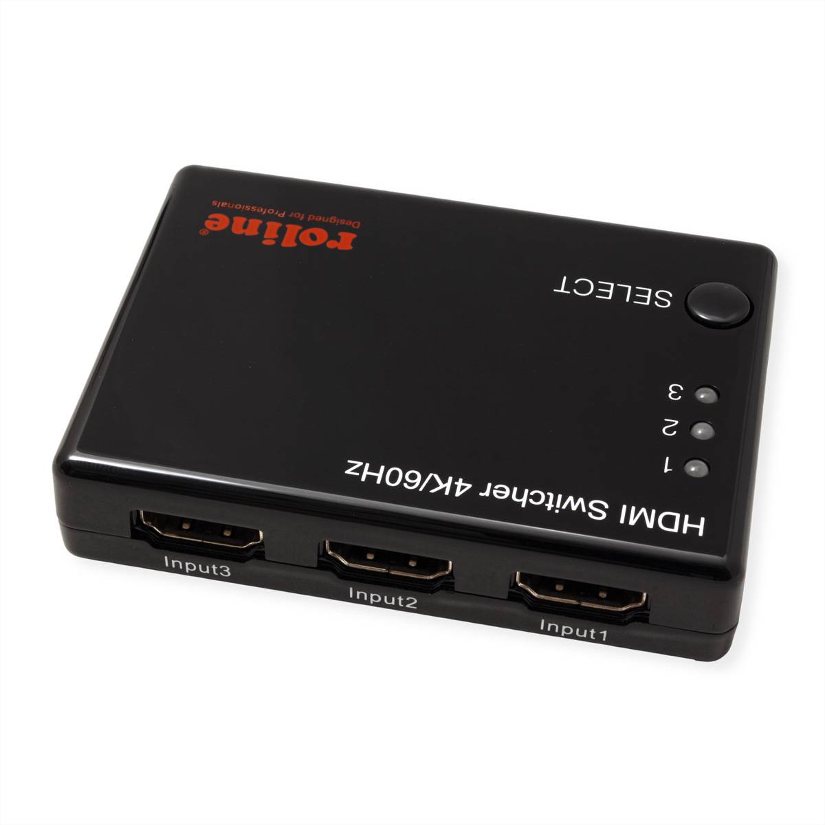 Roline 14.01.3575 HDMI-Switch 3840 x 2160 Pixel Schwarz