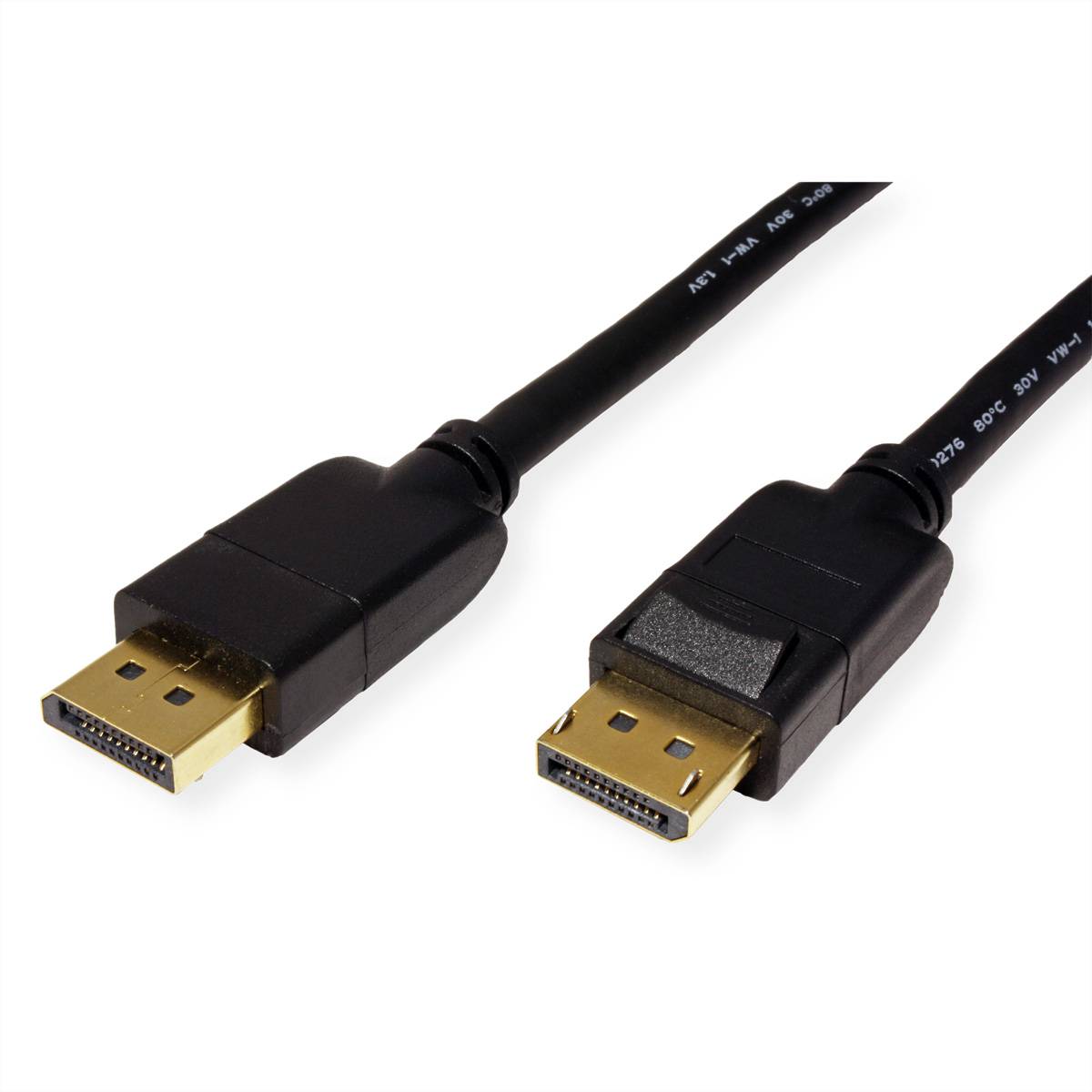 ROLINE DisplayPort Kabel, v1.4, DP ST - ST, schwarz, 2 m
