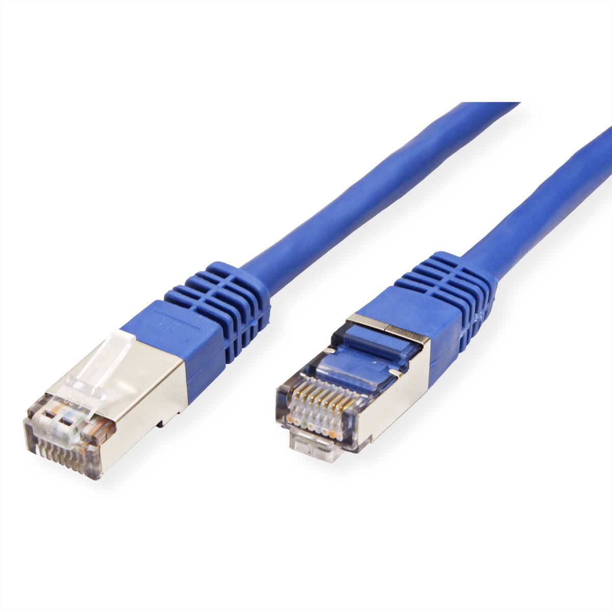 VALUE Patchkabel Kat.6 (Class E) S/FTP (PiMF), blau, 2 m
