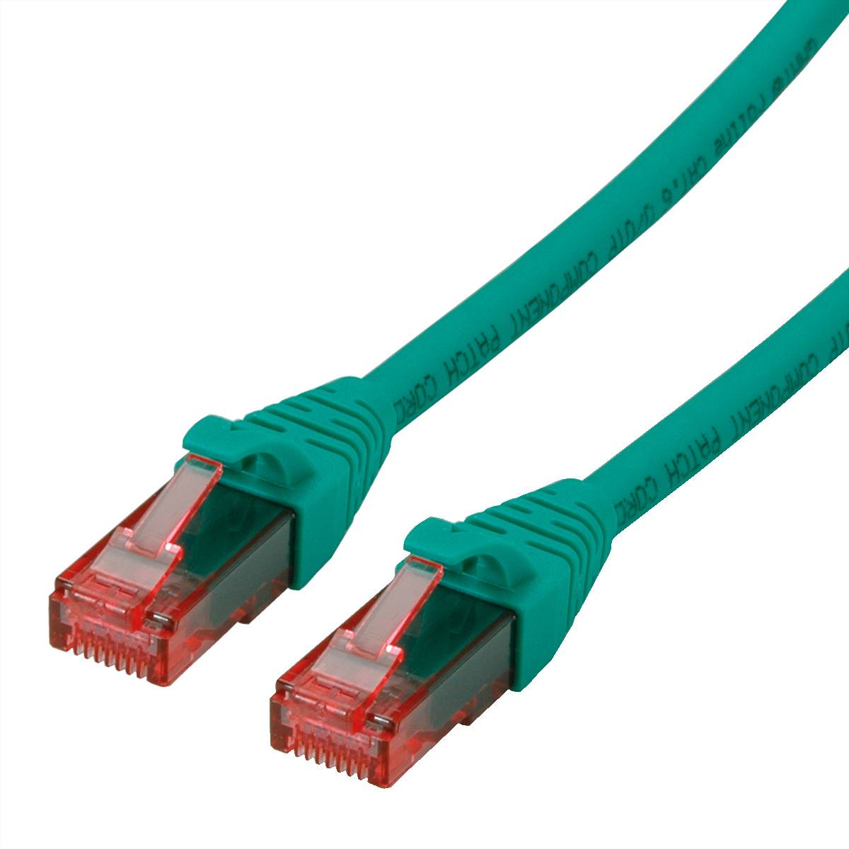ROLINE Patchkabel Kat.6 UTP, Component Level, LSOH, grün, 0,5 m