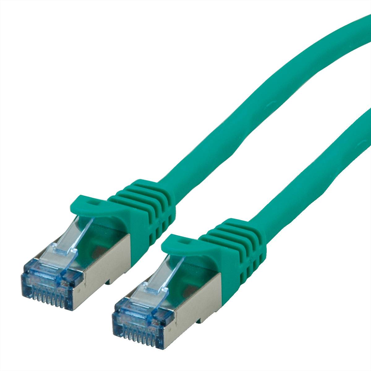 ROLINE Patchkabel Kat.6A S/FTP (PiMF), Component Level, LSOH, grün, 1,5 m