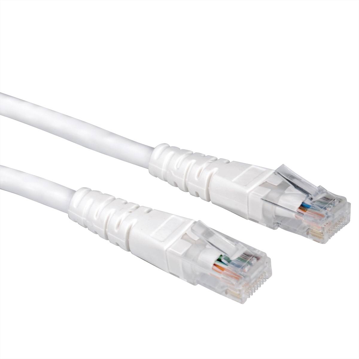 VALUE Patchkabel Kat.6 (Class E) UTP, weiß, 10 m