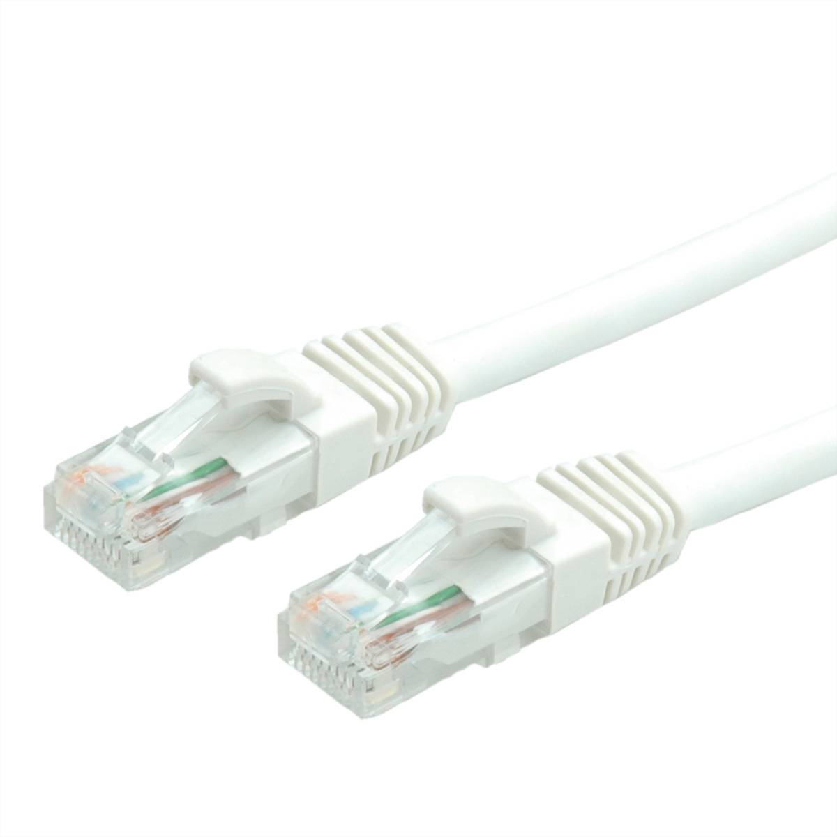 VALUE Patchkabel Kat.6 (Class E) UTP, LSOH, weiß, 7 m