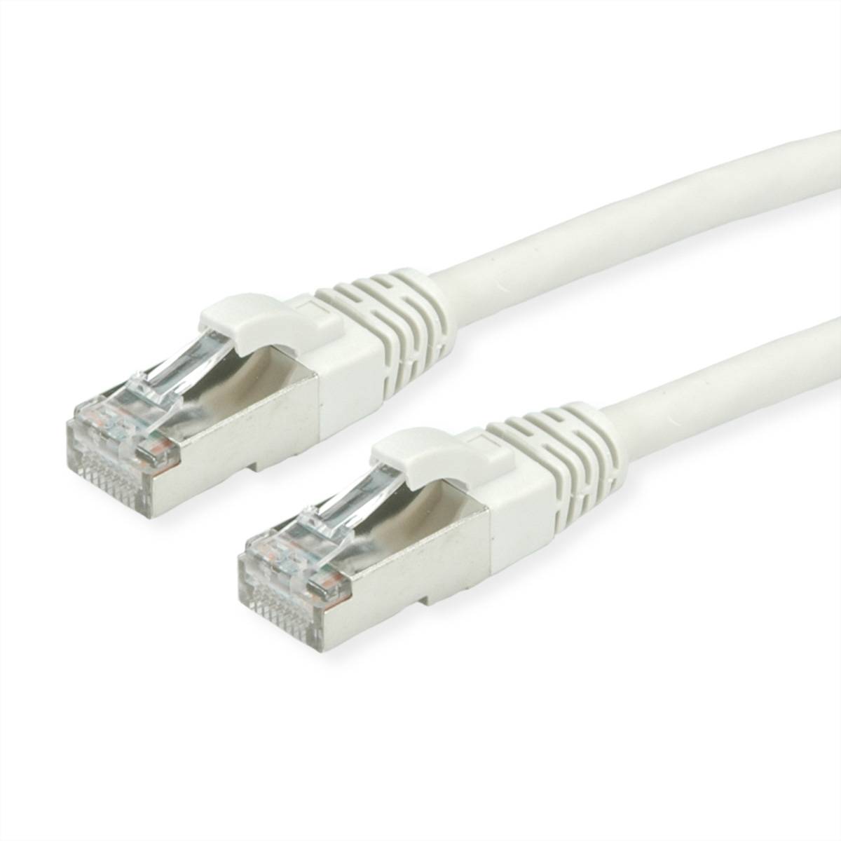 ROLINE S/FTP-Kabel Kat.7, LSOH, mit RJ-45 Steckern (500 MHz / Class EA), grau, 5 m
