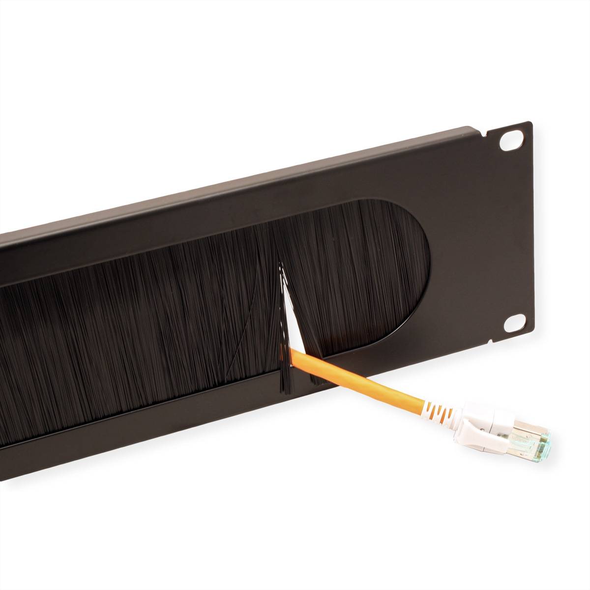 Value 26.99.0316 19 Zoll Netzwerkschrank-Frontblende 2 HE Schwarz (RAL 9005)