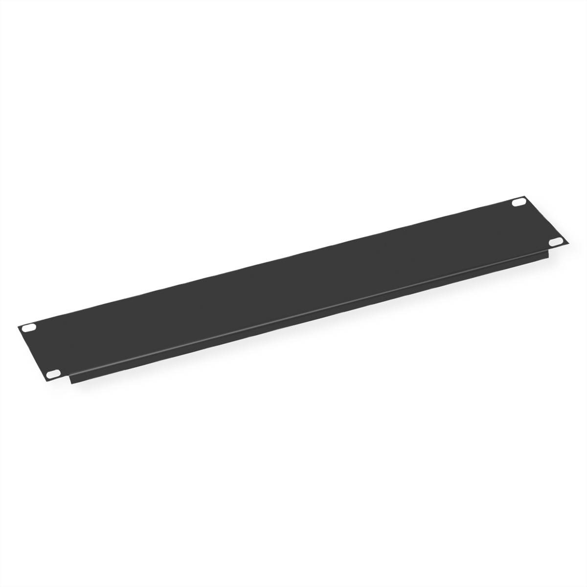 VALUE 19"-Blindplatte 2 HE, schwarz