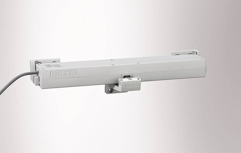 GEZE ECchain Kettenantrieb 230V AC Hub 200/400mm RAL 9010