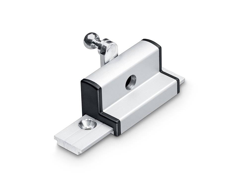 OL-Flügelbock, gleitend, OL 90N / OL 95, Aluminium,RAL 9016 lackiert