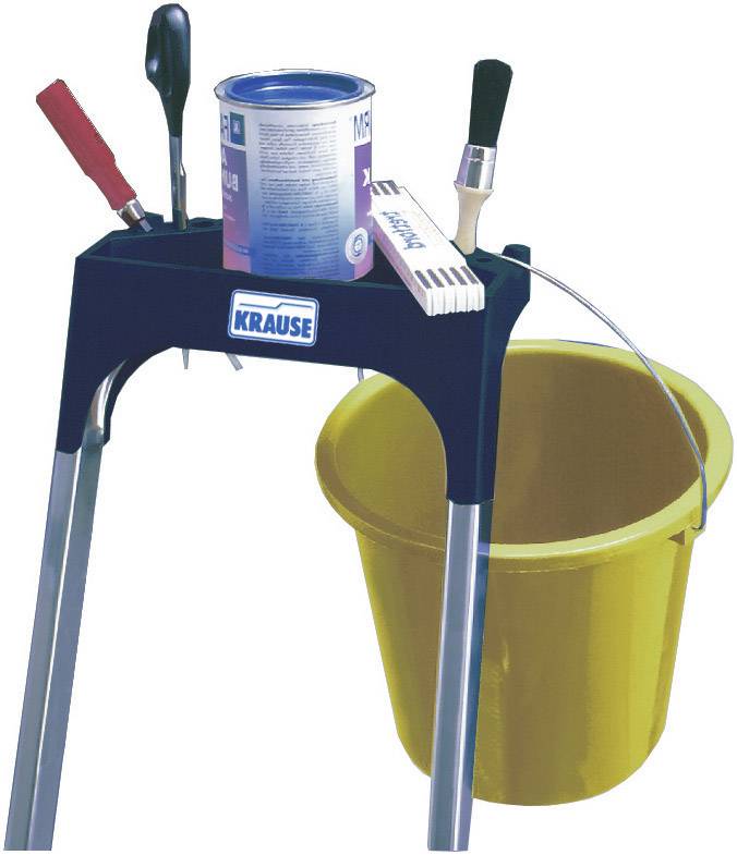 Krause 126429 Aluminium Stufen-Stehleiter Arbeitshöhe (max.): 2.85m Silber DIN EN 131 4.2kg