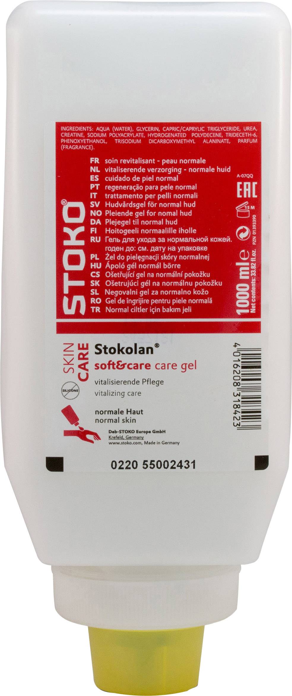 SC Johnson Professional Stokolan® soft & care Hautpflegecreme 1000ml 31841 1St.