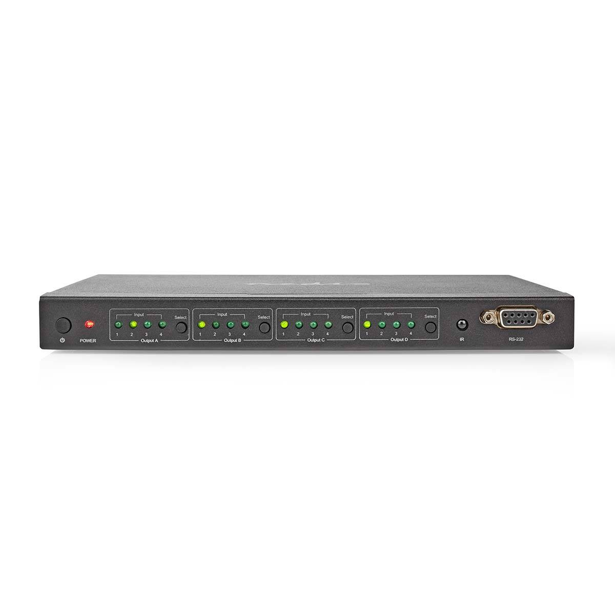 Nedis HDMI Matrix Switch | VMAT3494AT | Schwarz