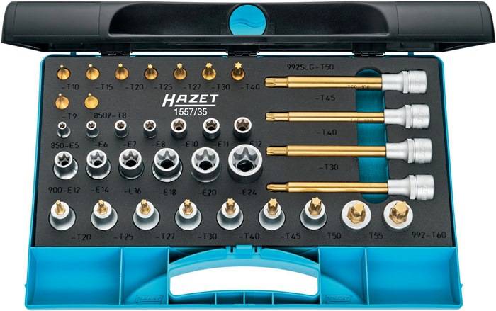 Hazet 1557/35 1557/35 Werkzeugset 35teilig