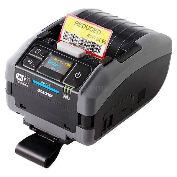 SATO PW208NX 203 dpi with battery USB Bluetooth Dispenser Linerless media operat