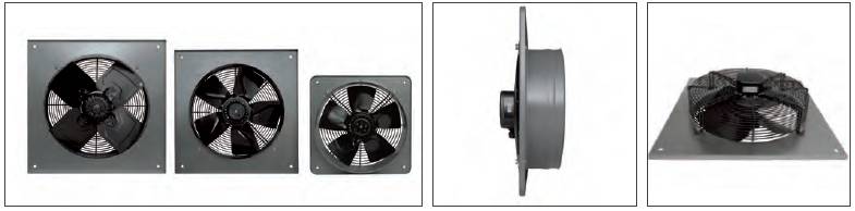 Wandventilator A-E / T Serie 400 V IP54