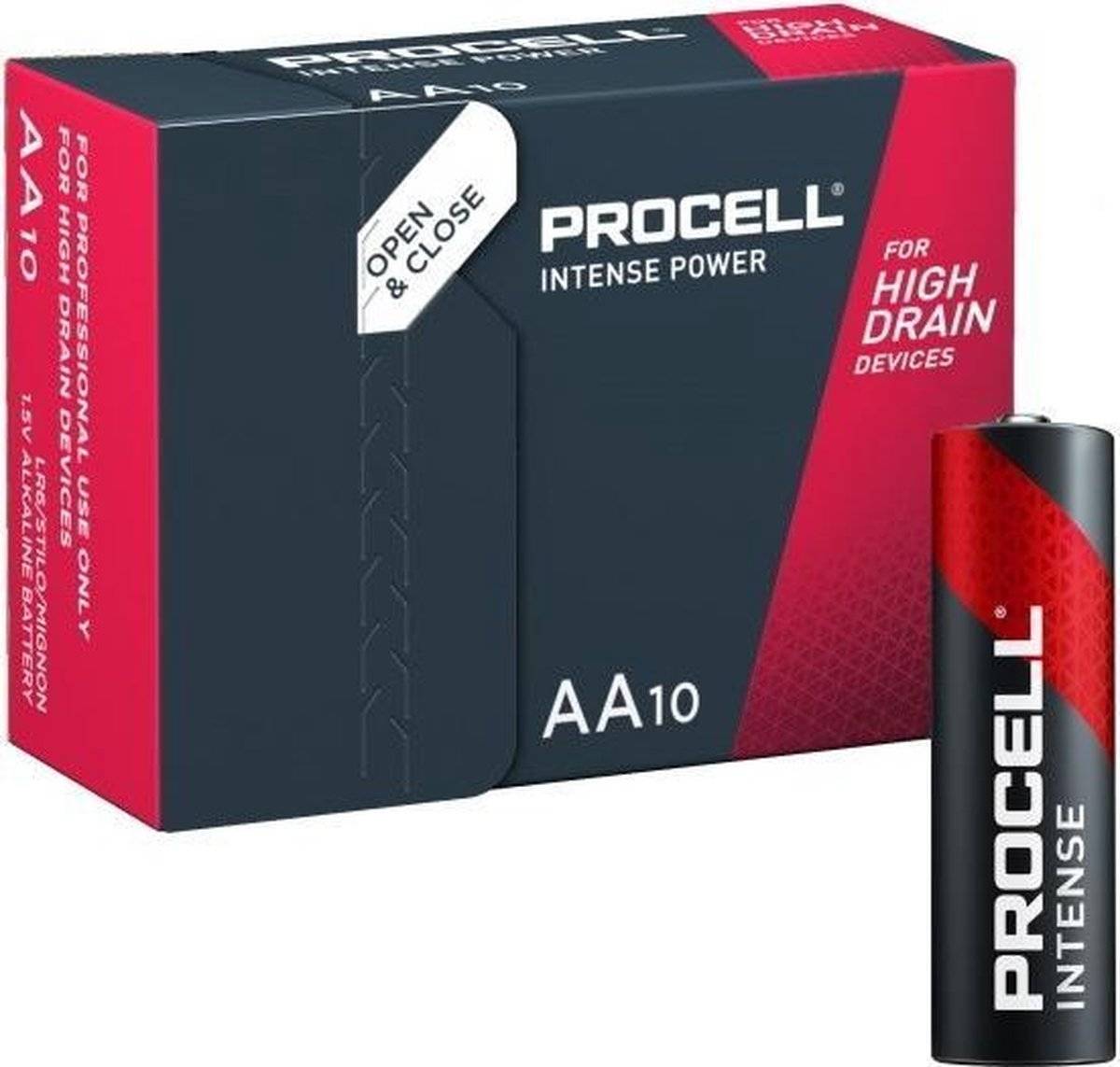 Duracell Procell Intense Power LR6 AA Batterie MN 1500, 1,5V 10 Stk. (Box)