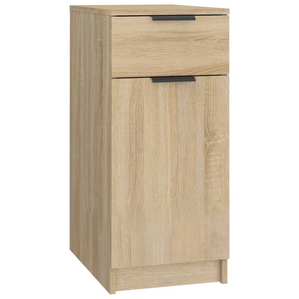vidaXL Büroschrank Sonoma-Eiche 33,5x50x75 cm Holzwerkstoff