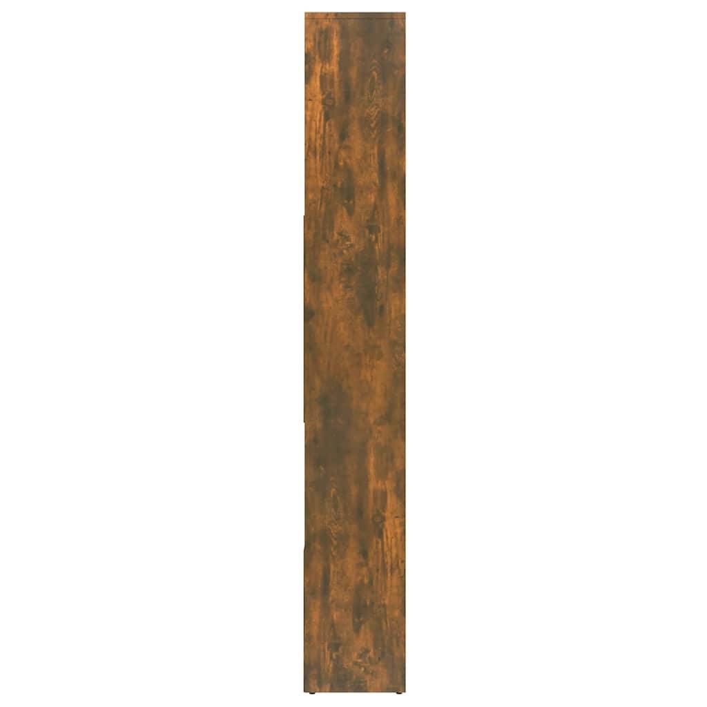 vidaXL Bücherregal Räuchereiche 67x24x161 cm Holzwerkstoff