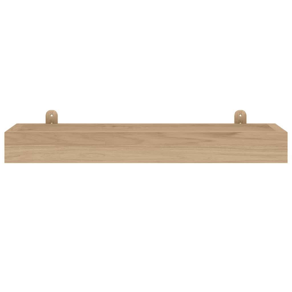 vidaXL Wandregale 2 Stk. 60x15x4 cm Massivholz Teak