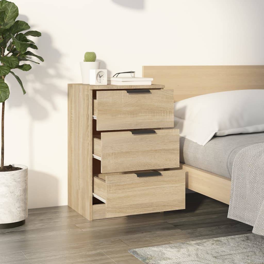 vidaXL Nachttisch Sonoma-Eiche 40x36x65 cm