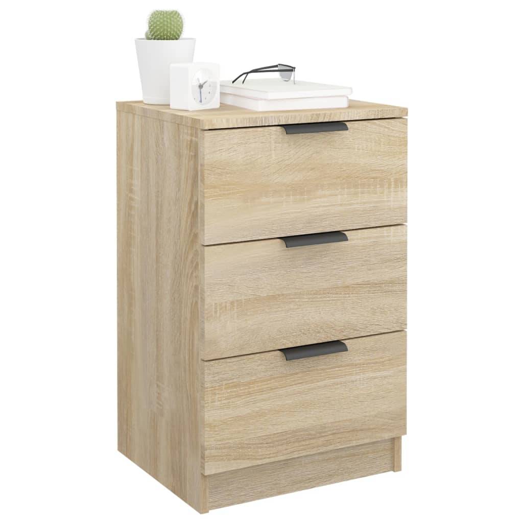 vidaXL Nachttisch Sonoma-Eiche 40x36x65 cm