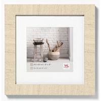 walther+ design HO330W Bilder Wechselrahmen Papierformat: 30 x 30 cm Weiß, Beige