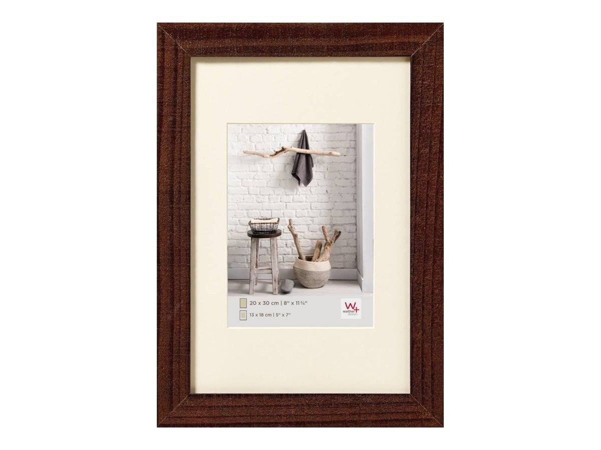 walther+ design HO040N Bilder Wechselrahmen Papierformat: 30 x 40cm Braun