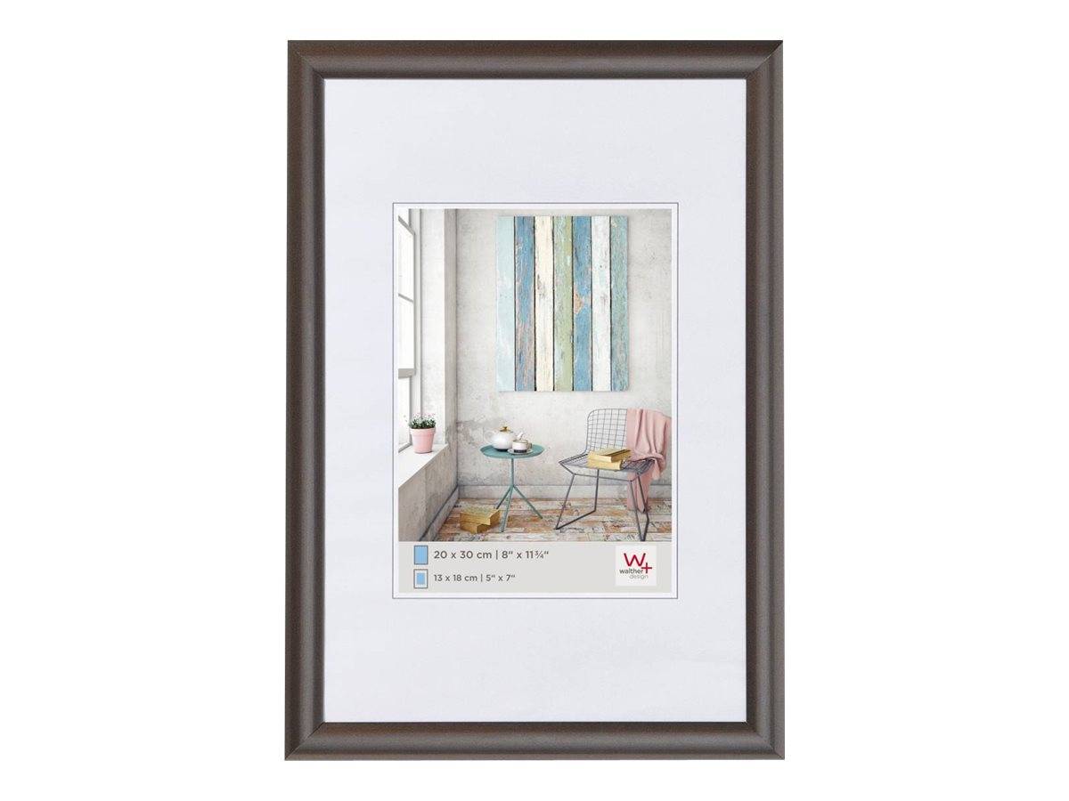walther+ design KP050D Bilder Wechselrahmen Papierformat: 40 x 50 cm Grau