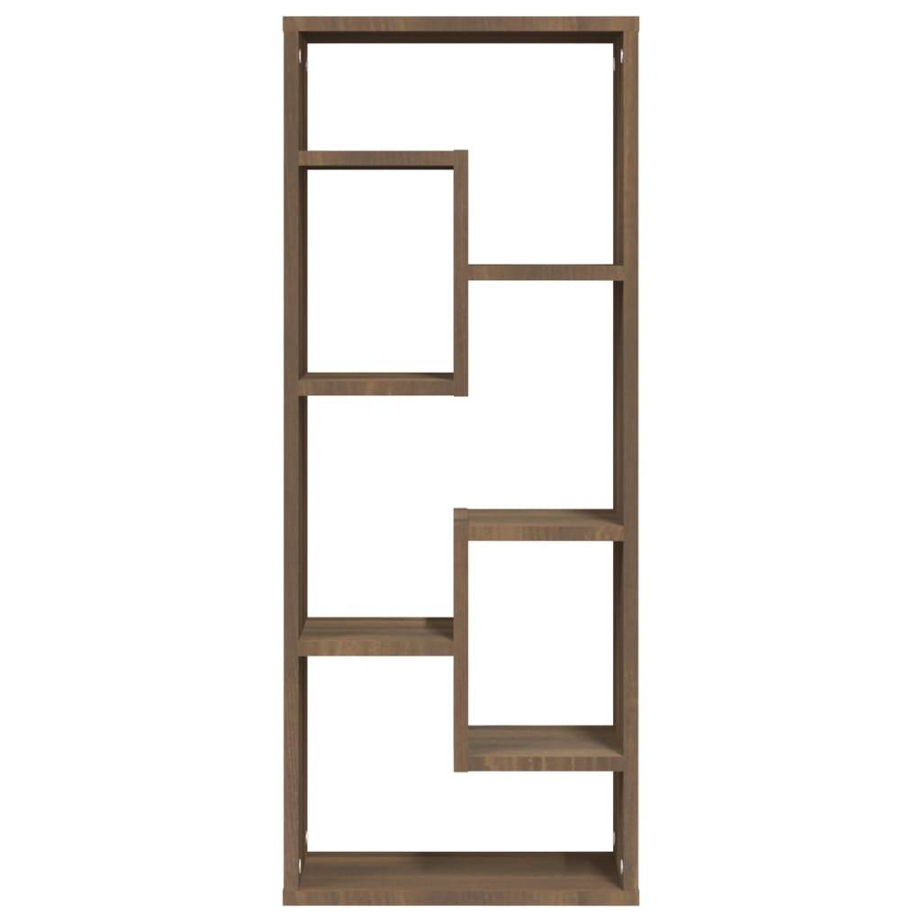 vidaXL Wandregal Braun Eichen-Optik 36x16x90 cm Holzwerkstoff