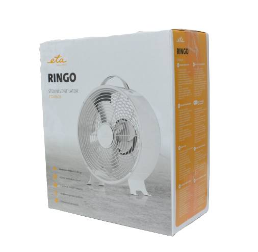 ETA Tischventilator Retrodesign Ringo 0608 weiß 30cm, 60890000