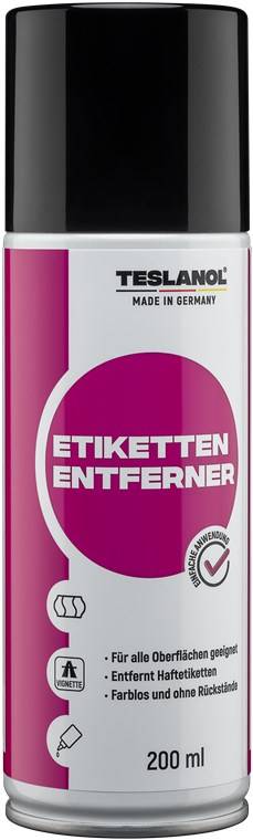 TESLANOL Etikettenentferner-Spray 26008, 200 ml