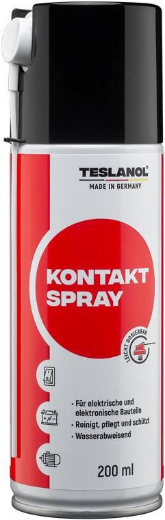Teslanol Kontaktspray reinigt fein- und grobmechanische Bauteile - 200 ml 200 ml