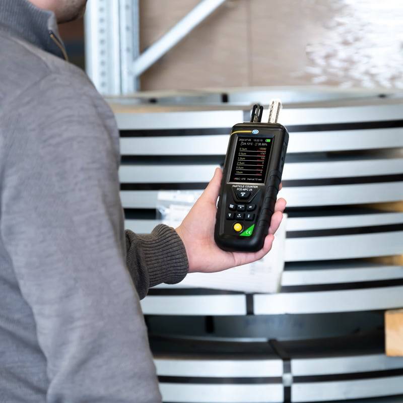 PCE Instruments Partikelzähler PCE-MPC 25 |orientierende Messung |Datenlogger |max.(=) 1000 µg/m³ |Massenkonzentration