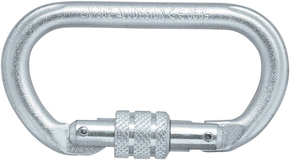 Skylotec Karabiner,oval,m. Schraubsich.,Stahl,EN 362, 22 kN
