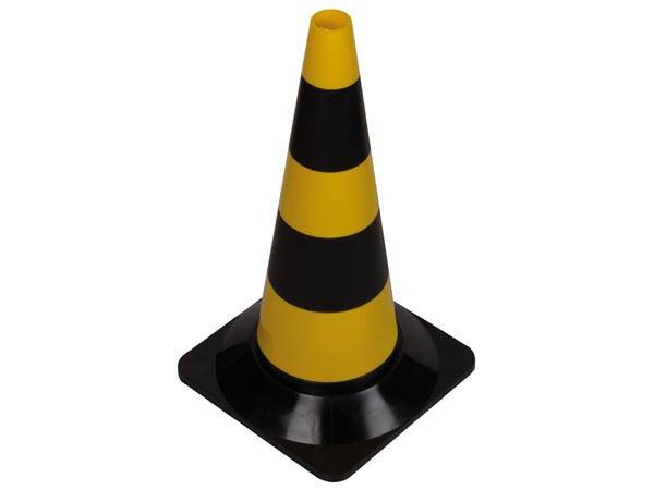 Yellow/black cone - 50 cm