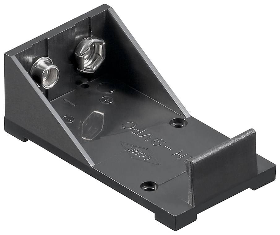 Goobay 1x 9V Block Batteriehalter Lötfahne (U)