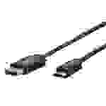Clicktronic USB-C™-auf-DisplayPort-Adapterkabel Premium-Kabel | USB-C™-Stecker DisplayPort-Stecker | 1,0 m | 4K @ 60 Hz