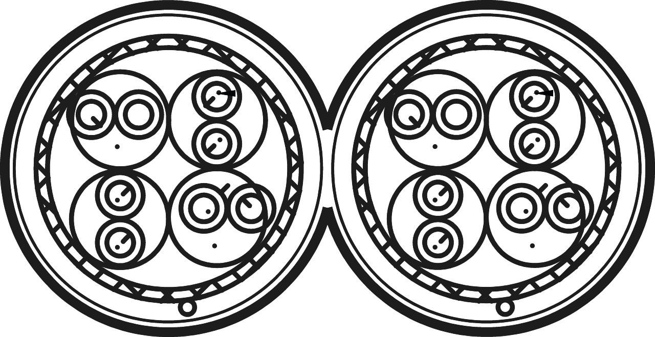 Goobay 91896 CAT 7A+ Duplex Netzwerkkabel S/FTP PiMF / Kupfer / 1200 MHz LAN Ethernet Kabel halogenfrei / Blau / 100m