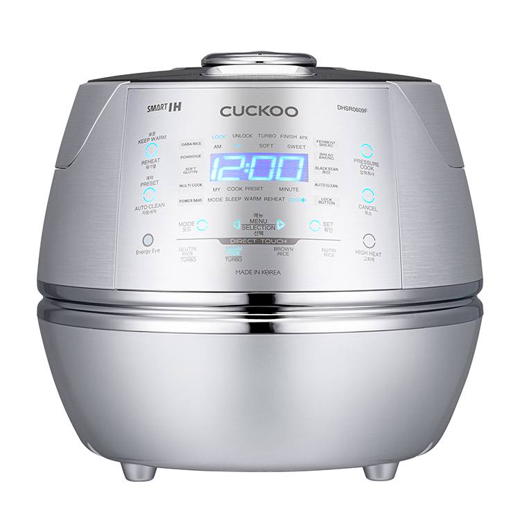 CUCKOO CRP-DHSR0609F Induktion IH Dampfdruck-Reiskocher 1080ml 6 Tassen | Fuzzy Logic | Programmierbar | GABA-Reis |