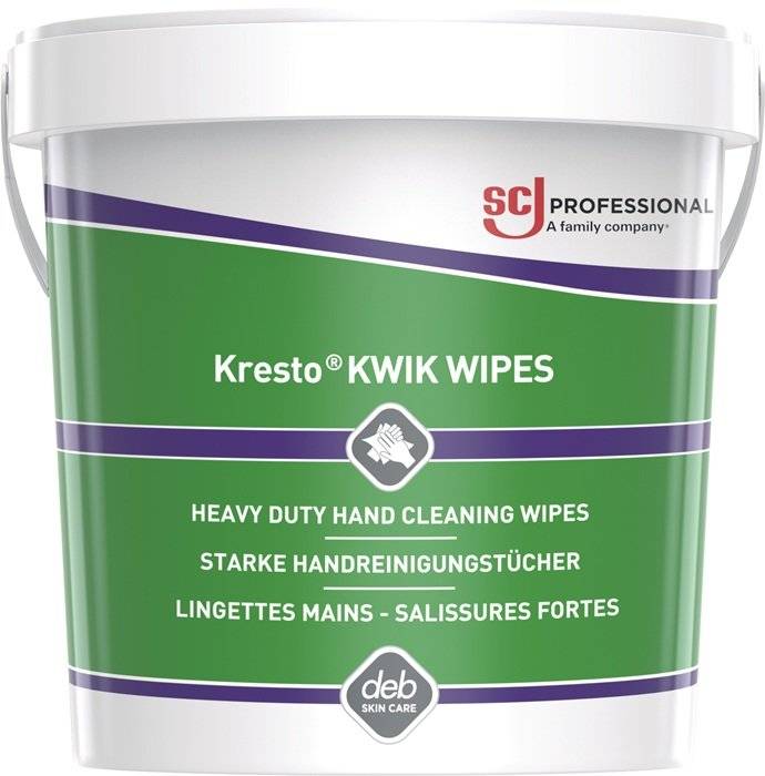 Handreinigungstuch Kresto® KWIK WIPES extrem starke Reinigungskraft 70 Tü.