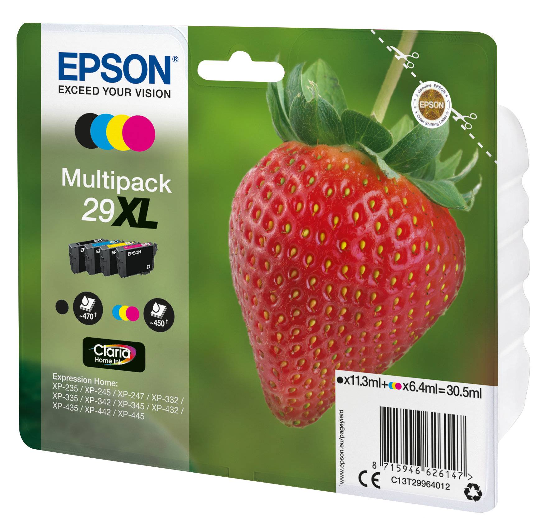 4 Epson Tinten C13T29964012 No 29XL 4-farbig