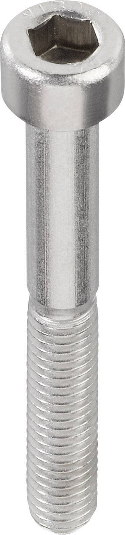 TOOLCRAFT 888751 Zylinderschrauben M5 10mm Innensechskant DIN 912 Edelstahl A2