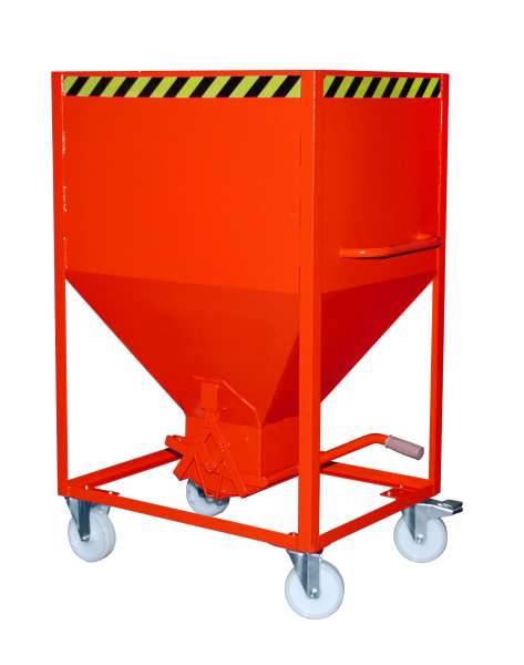 Silobehälter SR 600, lackiert, Feuerrot