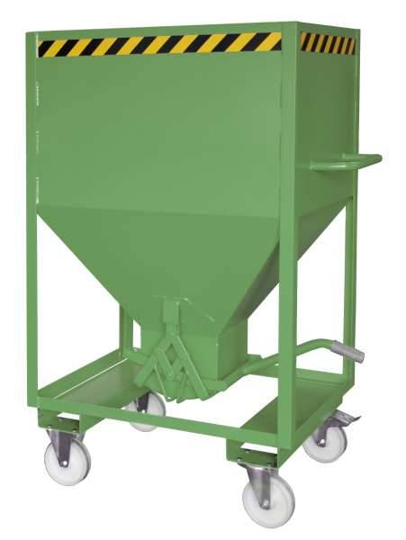 Silobehälter SRE 600, lackiert, Resedagrün